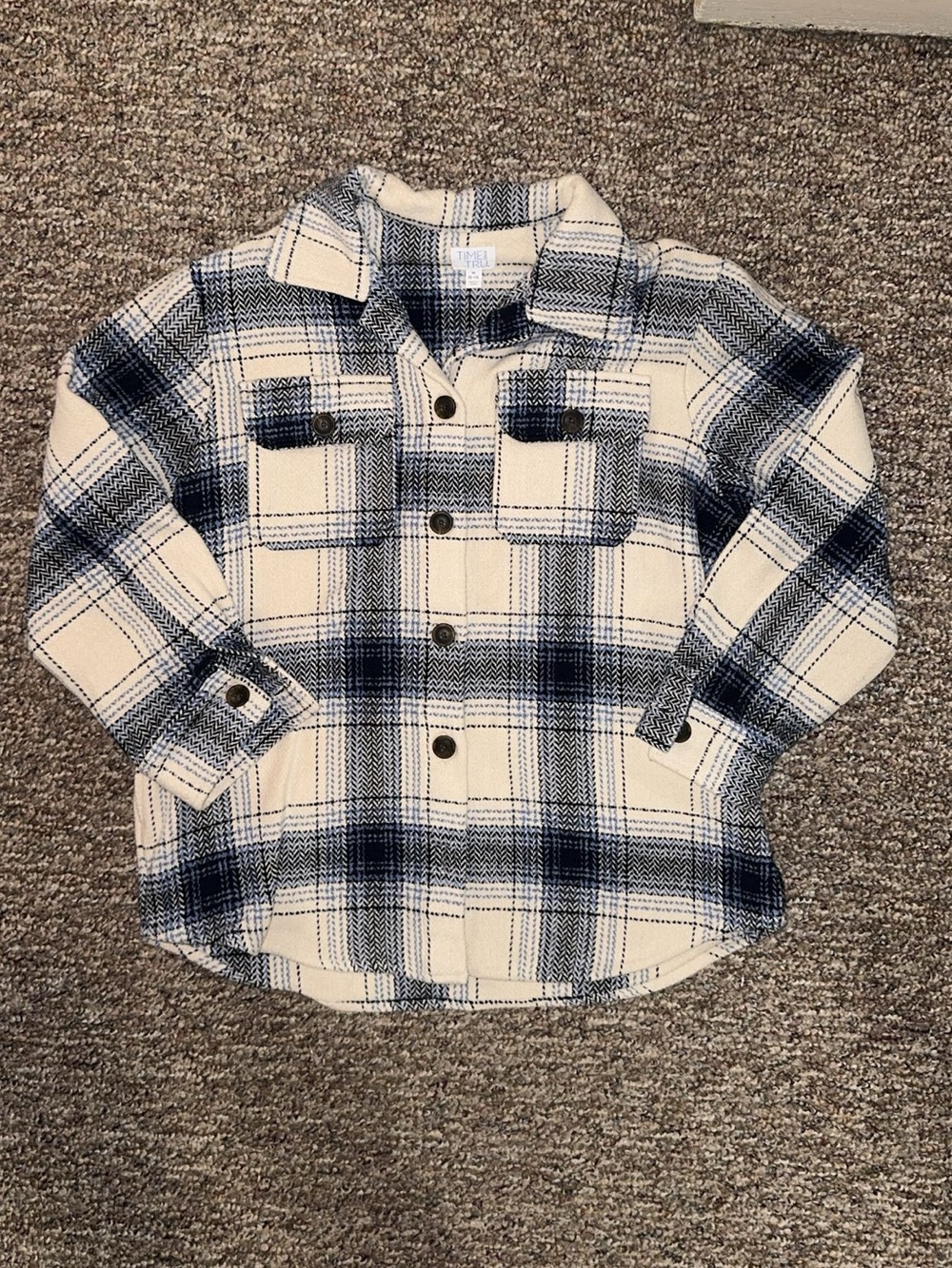 time and tru plaid button-down jacket!
